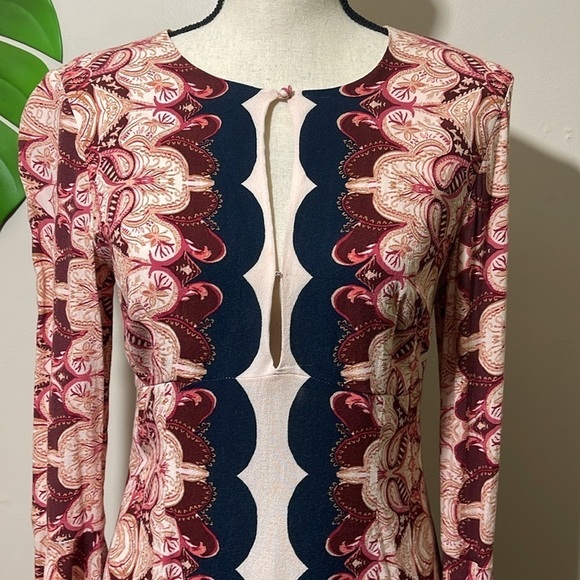 Free People Ossie Vibes Mini Dress in Pink Ivory size 6 - Picture 12 of 16